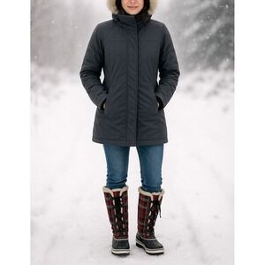 Skechers Plaid Faux Fur Winter Snow Boots Women's 7.5